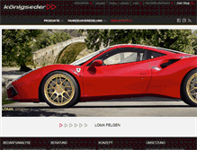 Tablet Screenshot of koenigseder.at